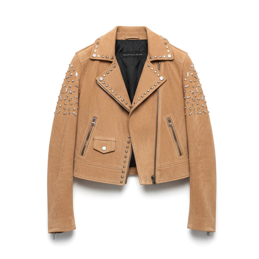 Sahara Rebel – Studded Suede Jacket