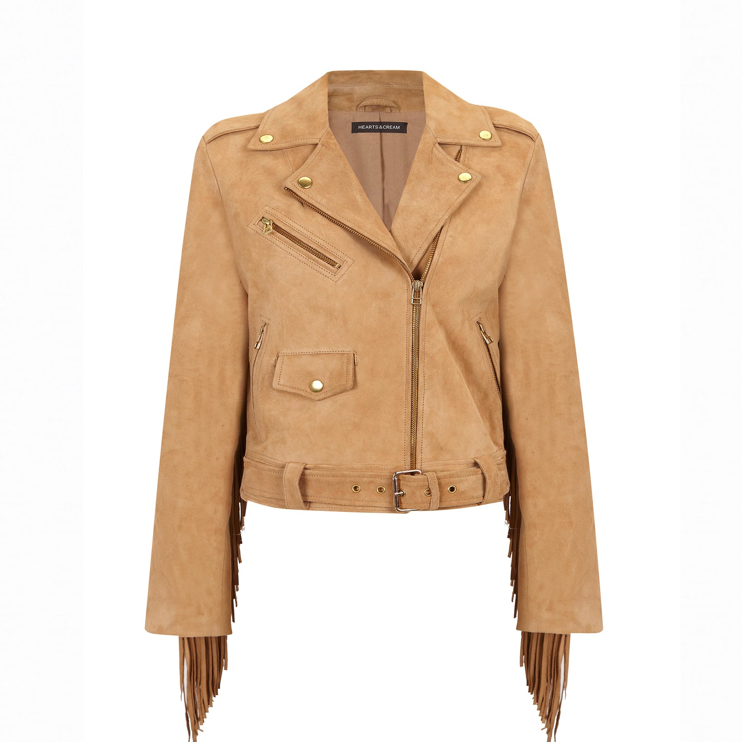 Leave Her Wild Jacket — Suede Tan